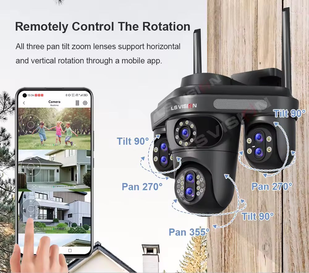 LS Vision Wifi Kamera mit 10 fach Zoom