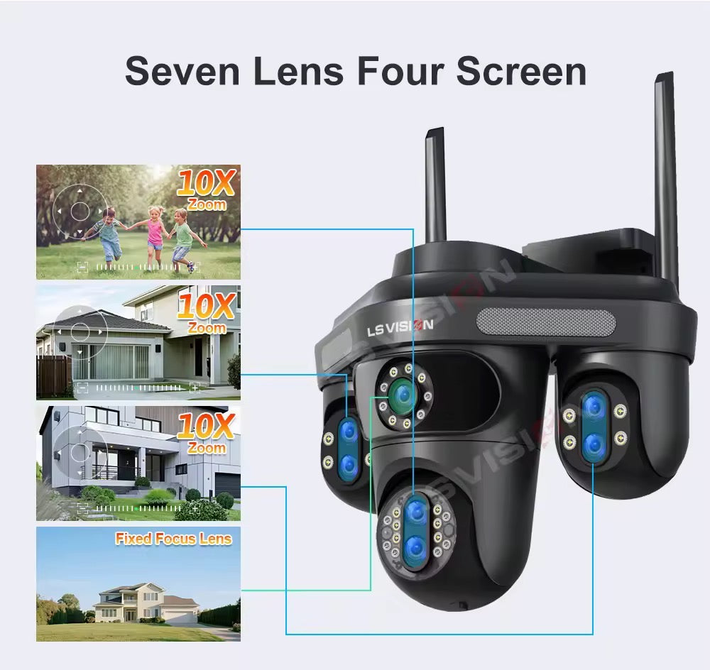 LS Vision Wifi Kamera mit 10 fach Zoom