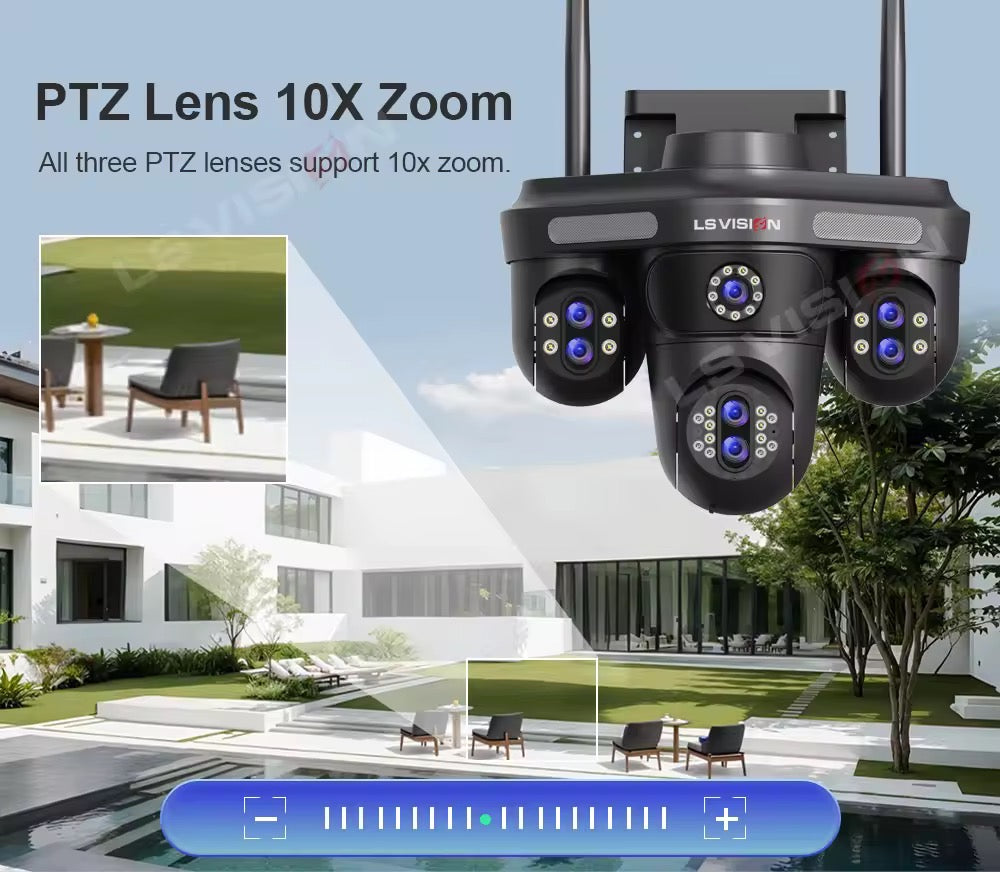 LS Vision Wifi Kamera mit 10 fach Zoom