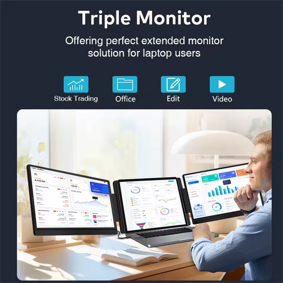 Doppel Bildschirmerweiterung 14-16 Zoll